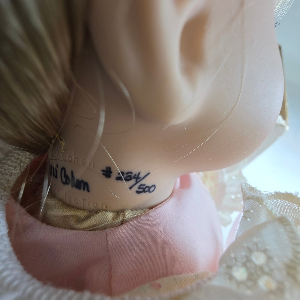 Lloyd Middleton Royal Vienna Doll Buffy Marci Cohen Crying Baby Doll Blonde Pink - Picture 7 of 8